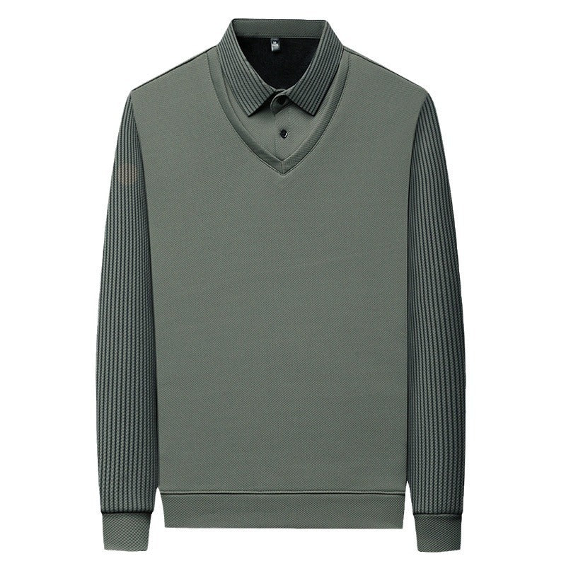 Marceau™ | T-shirt Effet Superposé Rayé