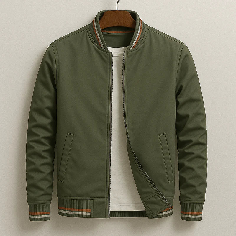 Maverick™ - Blouson bomber rayé élégant