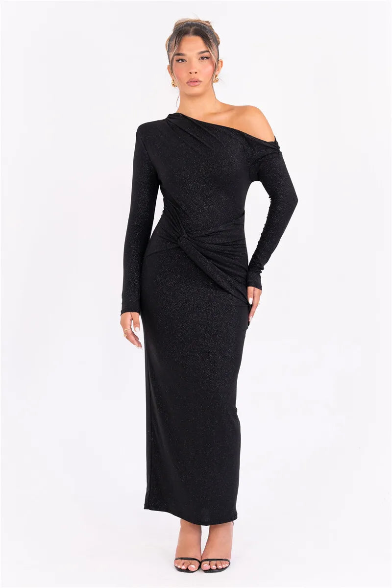 Alina | Robe longue scintillante