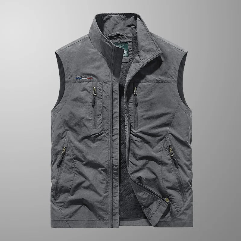 Bo™ | Gilet Cargo Respirant avec Plusieurs Poches